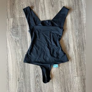 Free People bodysuit NWT black